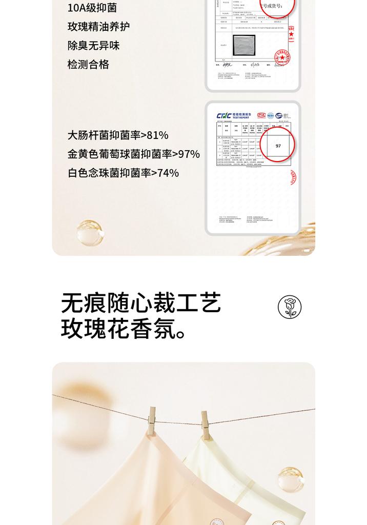 Rose Essential Oil Moisturizing High Waist Safety Pants