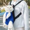 Adjustable Straps Cat Backpack Lightweight Outdoor Breathable Backpack  Cats and Dogs
