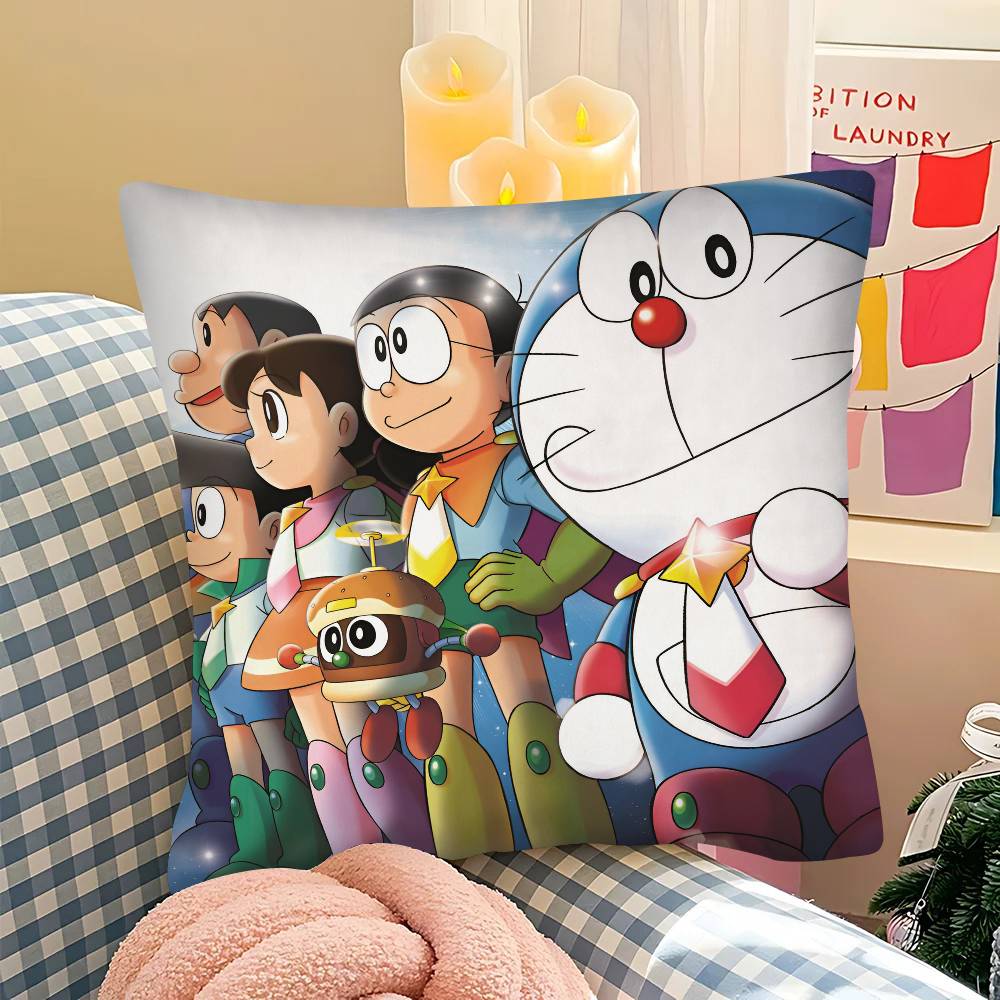 Doraemon The Movie Nobita's Sky Utopia Pillow Case Square Pillow Bedroom Sofa Leisure Comfort Cushion Car  Home Decoration