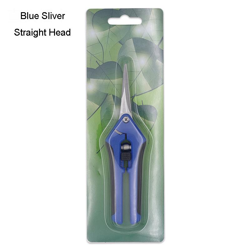 Stainless Steel Multifunctional Pruning Shears Fruit Flower Branch Shears Straight Elbow Garden Gardening Scissors