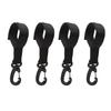 4 Stück Bootsruderclip Verstellbarer Kajakpaddel-Schnappclip Korrosionsbeständigkeit Nylon Kanupaddelhalter