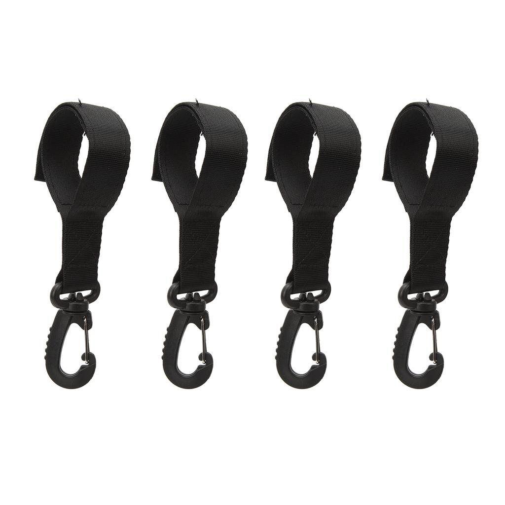 4 Stück Bootsruderclip Verstellbarer Kajakpaddel-Schnappclip Korrosionsbeständigkeit Nylon Kanupaddelhalter