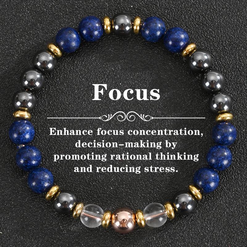 2025 Tiger Eye & Green Crystal Elastic Cord Wealth Bracelet - Handmade Jewelry