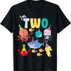 Unisex T-shirt Cute Sea Animals Ocean Creatures Party 2nd Birthday I'm Two T-Shirt