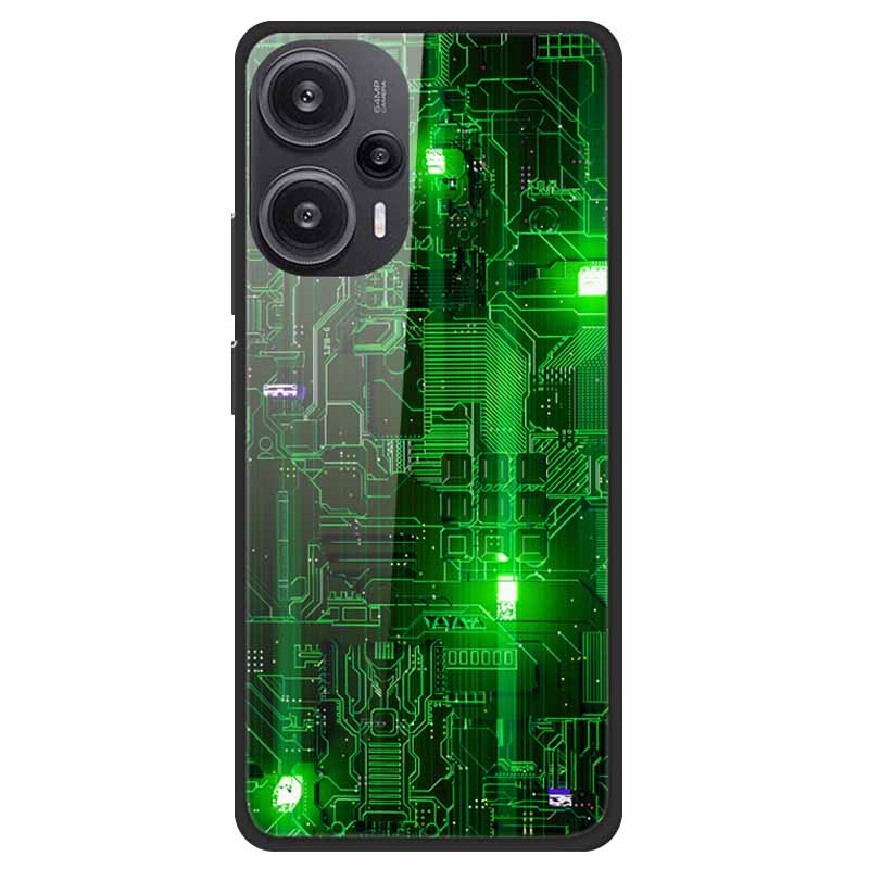 For Xiaomi Poco F5 5G F5Pro Case Luxury Tempered Glass Soft Bumper Phone Cover for POCO F5 Pro 2023 Fundas on PocoF5 Painted