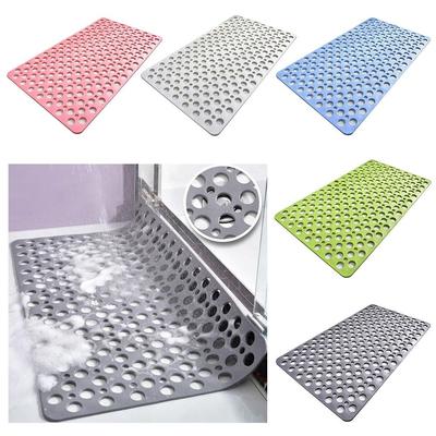 TPE With Suction Cup Porous Non Slip Shower Mat Suction Grip Mat Bath Mats Bathroom Products