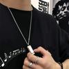 Mini Harmonica Necklace Men and Women Niche Design Sense Pendant Musical Can Blow The Sound Senior Creative Little Instruments