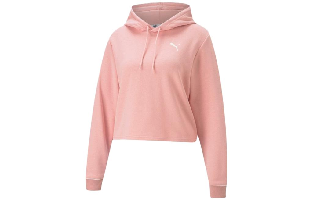 PUMA Sweatshirts Women s Wedding Pink Hooded Moderate Regular 587162-14 L
