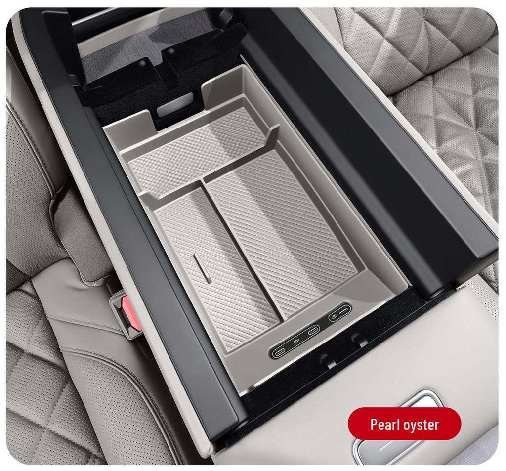 Compatible with 26 Nio ES8 Models: Center Console Armrest Storage Box for Car Interior Accessories.