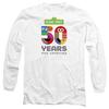 Sesame Street Unisex Adult 50 Years Logo Long-Sleeved T-Shirt
