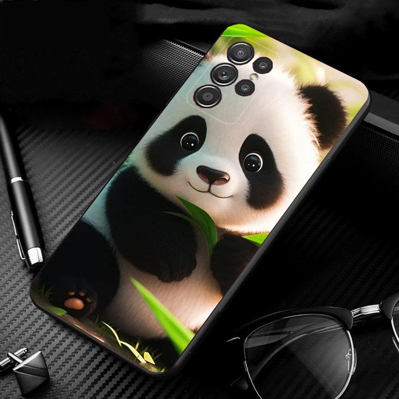 Cute Panda Phone Case For Samsung A52S A21S A33 A23 A13 A14 A32 A52 A53 A54 A51 A71 A15