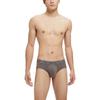 Calvin Klein Double Gravity Band Solid Jacquard Waistband Briefs Men underwear Dark-Gray NB3311-5GS