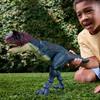 Mattel Jurassic World Battle Carnotaurus Kids Figure Dinosaur 42cm In Ages 4 and JKG85 Action! Toy, Approx. Length, Up, Green,