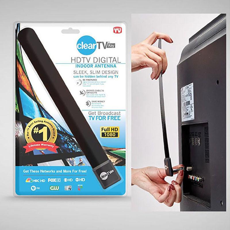 

Як бачимо по телевізору Clear TV Key Безкоштовна Цифрова Кімнатна Антена HDTV для Яскравого Перегляду у HD US