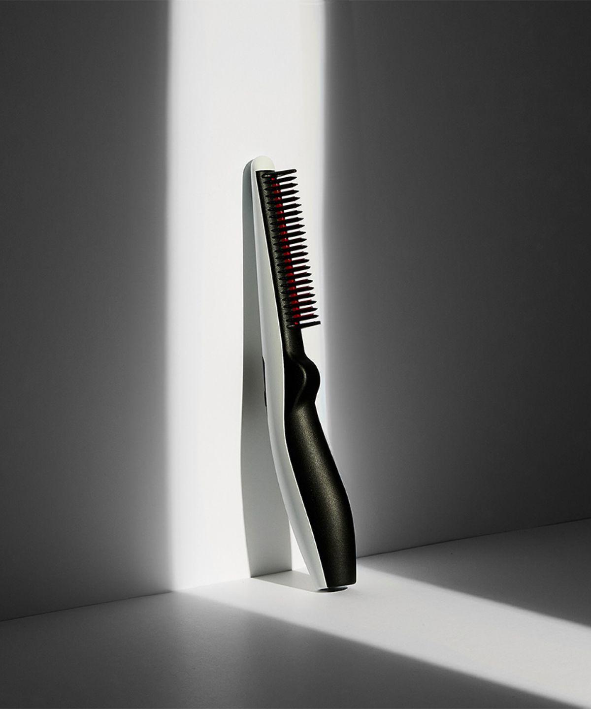Deep touch down perm comb hair iron hair straightener side hair down perm