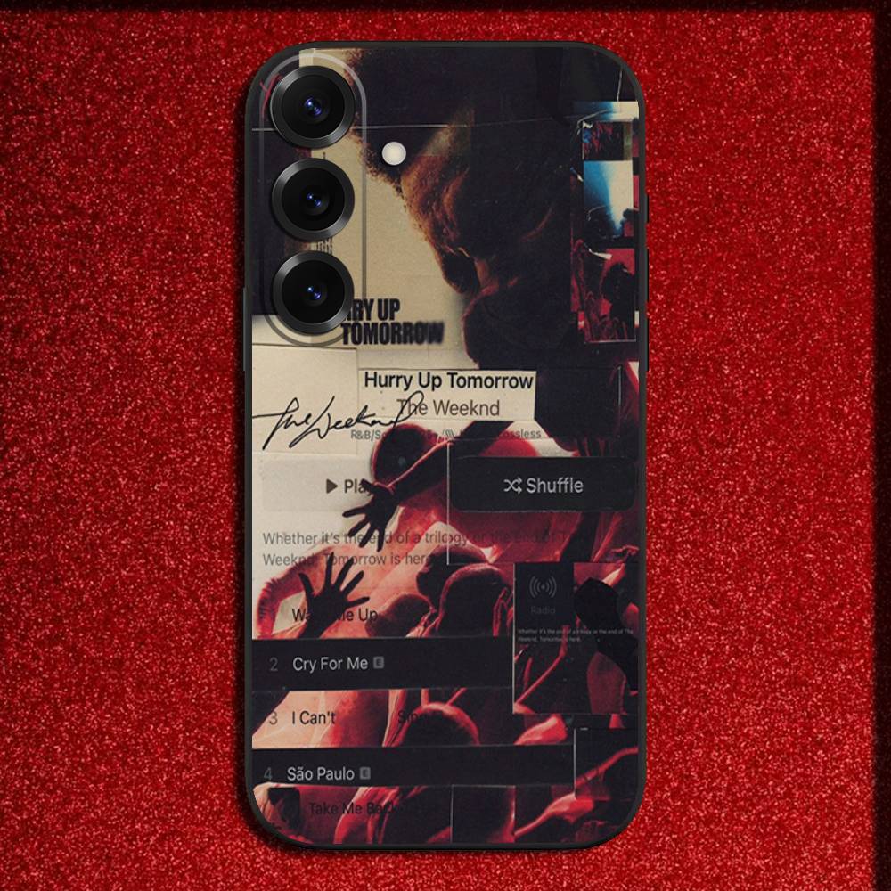 The W-Weeknd Hurry Up Tomorrow Phone Case For Samsung S25,S24,S21,S22,S23,S30,Ultra,S20,Plus,Fe,Lite,5G Black Cover