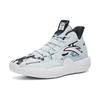 Anta Slip Resistant, Breathable, And Resilient Mid Top Performance Basketball Shoes Teal Blue Sneakers 112241602-8