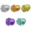 50Pcs 5 Inches Metallic Balloon Shiny Multi-colors Thicker Leakproof Anti-burst Scene Layout Tear-resistant Wedding Party Decor Latex Balloon
