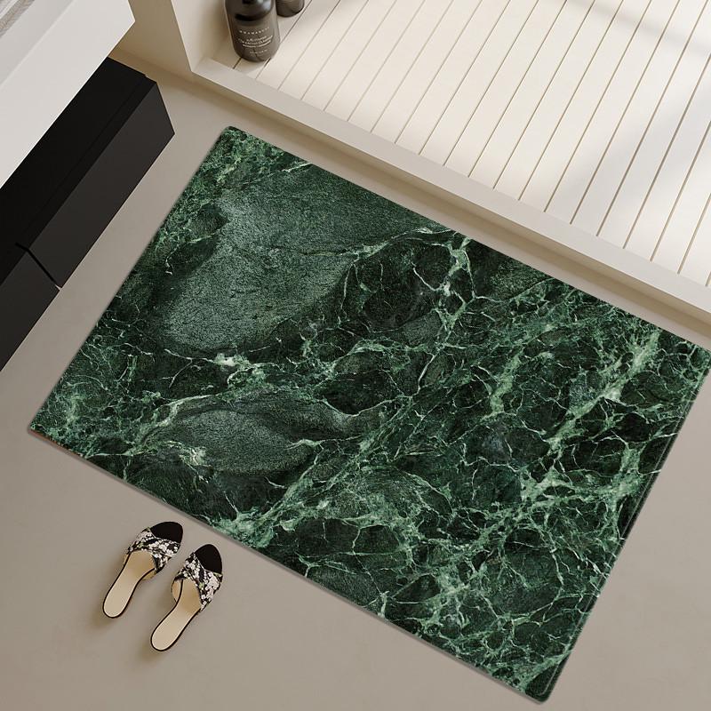 

Абстрактный принт коврик для ванной фланелевый мягкий супервпитывающий коврик для туалета нескользящий придверный коврик маленький ковер 50x80cm