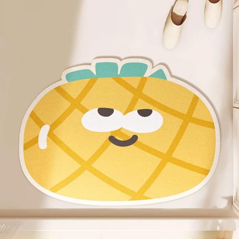 Bathroom Floor Mats for Household Toilets and Toilets Anti Slip Quick Drying Foot Mats for Bathroom Doors Dirt Resistant Carpets