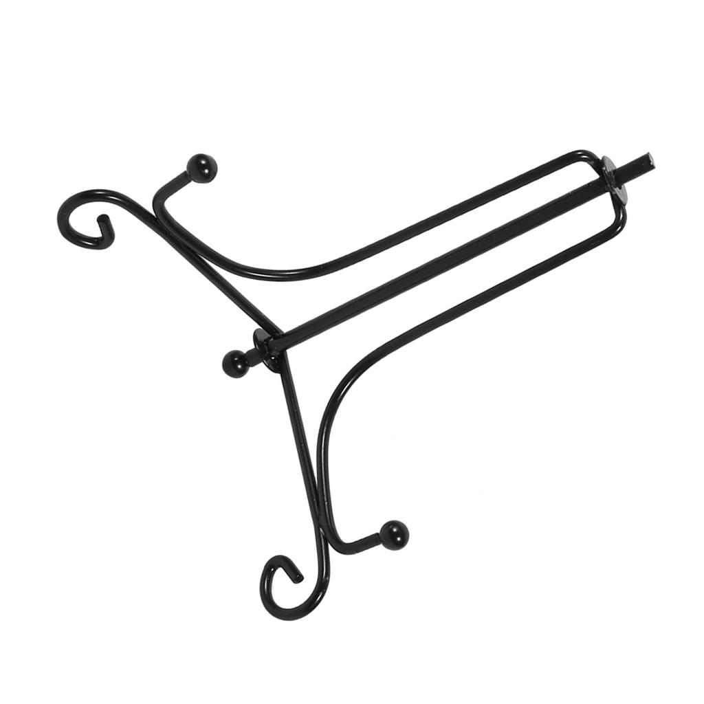 1 Pcs 4    12  Iron Easel Classic Display Stand Bowl Plate Photo Frame Book Artwor Black