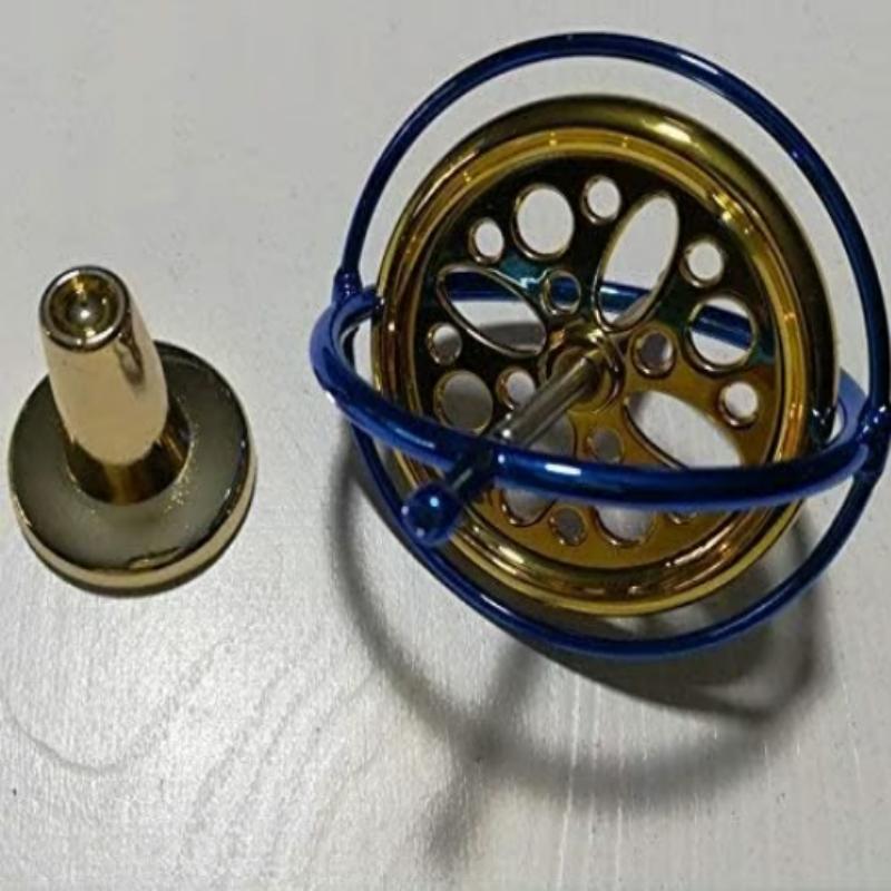 Precision Gyroscope Metal Anti-Gravity Spinning Top - Educational & Stress Relief Toy Stabilised Metal Finger Gyro