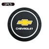 QAR3  1/2Pcs Car Auto Water Cup Slot Non-Slip Mat Water Cup Bottle Holder Mat For Chevrolet Colorado Cruze Spark Captiva Malibu Aveo