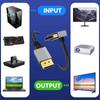 NFHK 2M Abgewinkelt DisplayPort DP zu DP 4K Silber Ultra HD UHD 90 für und Grafikkarten Kabel, 60Hz, Gesleevt, Grad, Desktops, Laptops, Monitore,