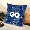 GQ Magazine Cushion Cover Silky Short Plush Home Sofa Cushion Cover - Invisible Zipper Home Decoration