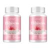 Airboy Organic Hibiscus Capsules, containing minerals, antioxidants, and supporting immune health, suitable for adults.