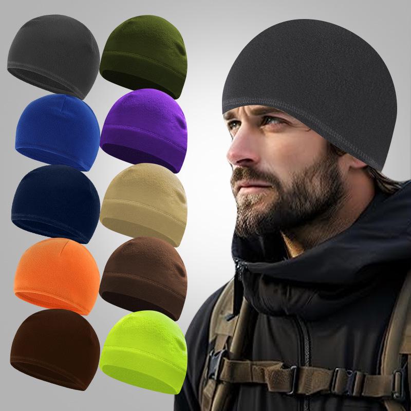 Outdoor Fleece-Lined Ear-Warming Cycling and Ski Helmet Liner