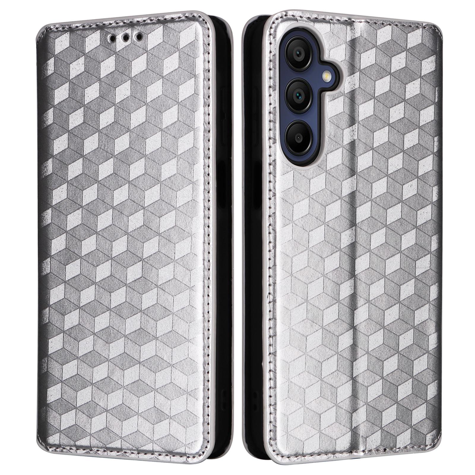

Чехол-книжка для Samsung Galaxy A26 5G, кожаный чехол для телефона с ромбовидным тиснением A
