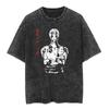 New ONE PIECE Nika Form Luffy Anime High Quality TShirt Men and Women Cotton Vintage Washed Print Retro Streetwear Tops
