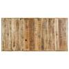 VidaXL Table à dîner 160x80x75 cm Bois de manguier massif brut