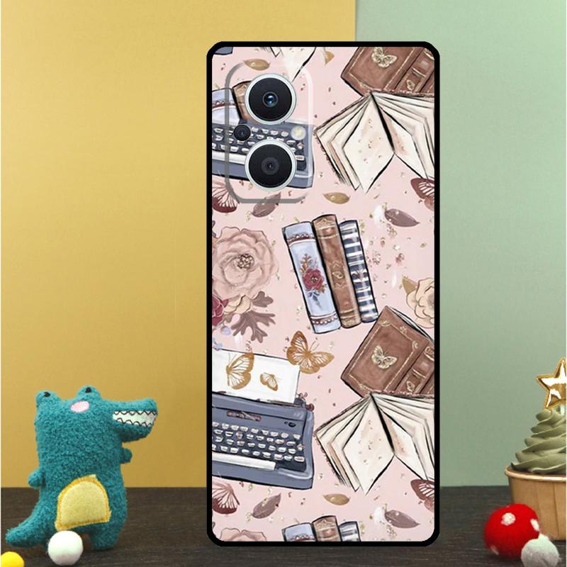 Library  Bookish Case For OPPO Reno 15 13 10 11 14 Pro 12 F 13F 14F 15F 7 8 Lite OPPO Find X9 X8 X5 Pro Cover