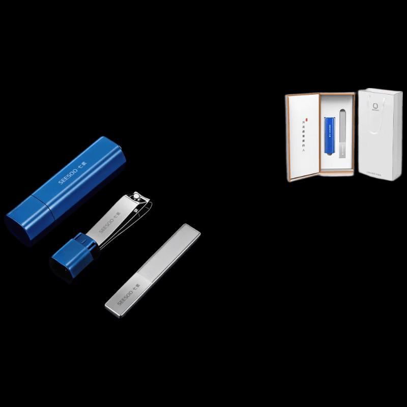 Colorful Lipstick Nail Clipper Two-Piece Set