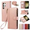 Crossbody Wallet Card Holder Phone Case for Samsung Galaxy S23 S24 FE S26 S25 S22 Plus Ultra A16 A06 A56 A36 A35 A55 A15 Cover