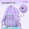 Cross-Border E-Commerce Stylish 3-Piece Large-Capacity Backpack Set for Primary & Junior High School Girls