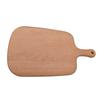Beech Wood Cutting Board with Handle Decorative Kitchen Charcuterie Board for Cheese Meat Vegetables 33x20x1.5cm Beech