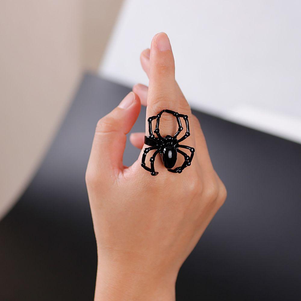 

Животное Осьминог Панк Цинк Цинковый Сплав Корейский Стиль Кольцо Женщины Палец Кольцо Модные Ювелирные Изделия Хэллоуин Кольцо Паук