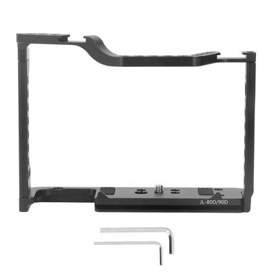 Camera Cage for 70D 80D 90D Aluminum Alloy Protective Camera Video Rig with 14 38 Inch Threaded