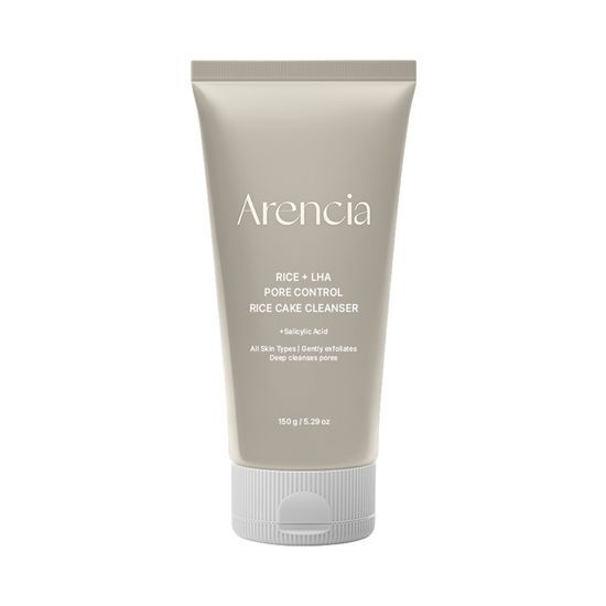 

Arencia Rice + LHA Pore Control Rice Cake Cleanser – Взбивающая отшелушивающая пенка для пор и черных точек (150мл)