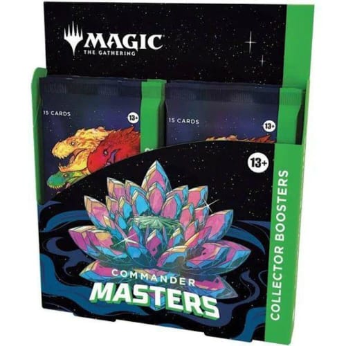 Magic the Gathering "Commander Masters" Collector Booster Minimal Packaging English Version MTG Trading Card Wizards of the Coast D20190000