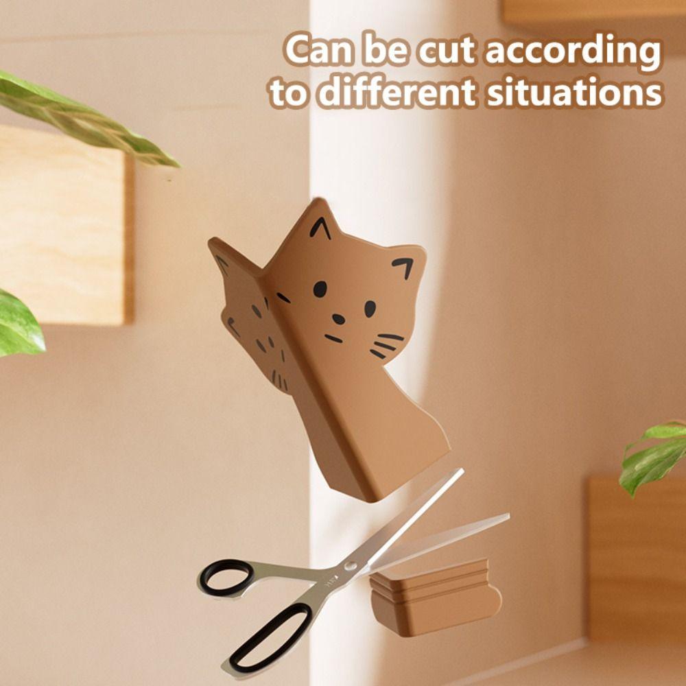 Cat Shape Silicone Collision Pad Baby Safety Wall Corner Protector  Livingroom