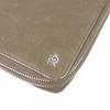 Great Dunhill Purse Bordon Double Zipper Organizer Long Wallet Brown leather Used