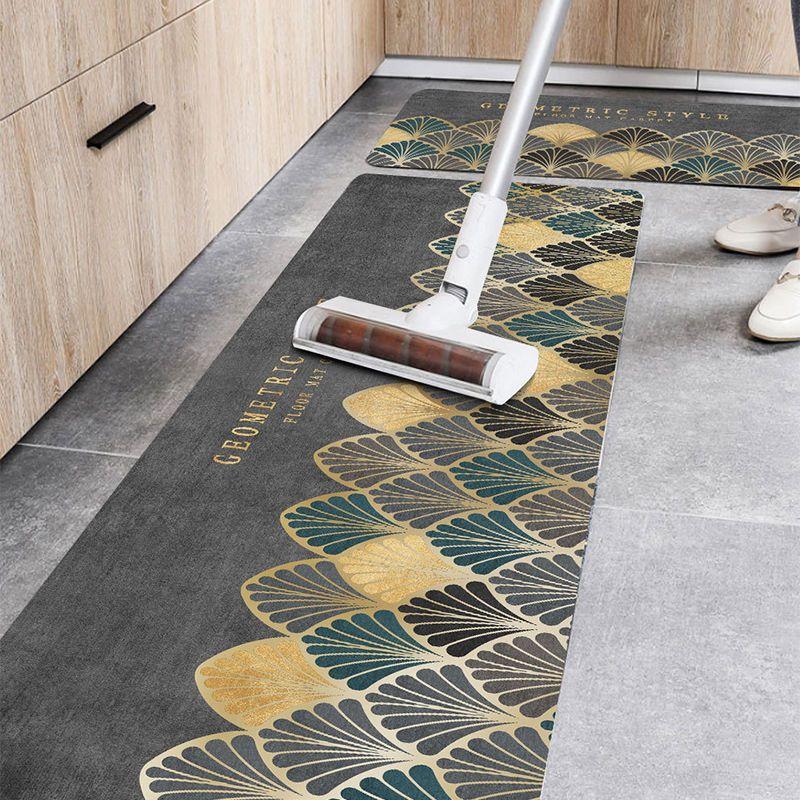 Kitchen Mat Absorbent Printed Kitchen Rugs Non-slip Area Mat Hallway Long Carpets for Living Room Bedroom Entrance Doormat Bath