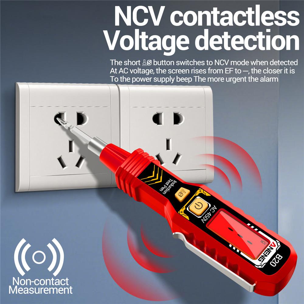 B20 LCD Digital Voltage Tester Double Head Screwdriver AC 30V-1000V Voltage Detector NCV Voltage Electrical Induction Test Pen