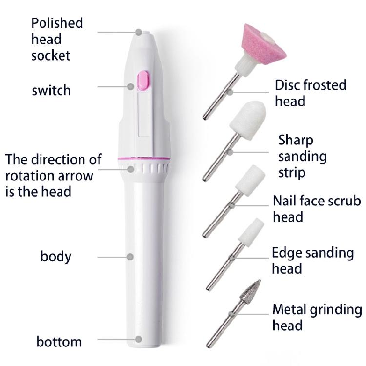 Pedicure and Manicure Set Electric Nail Files Nail Drills Grinder Grooming Kit
