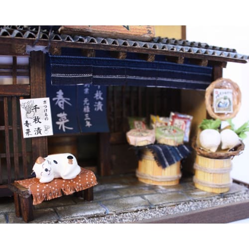 Billy Handmade Dollhouse Kit Kyoto Series Kyomachiya Kit II Pickle Shop 8503