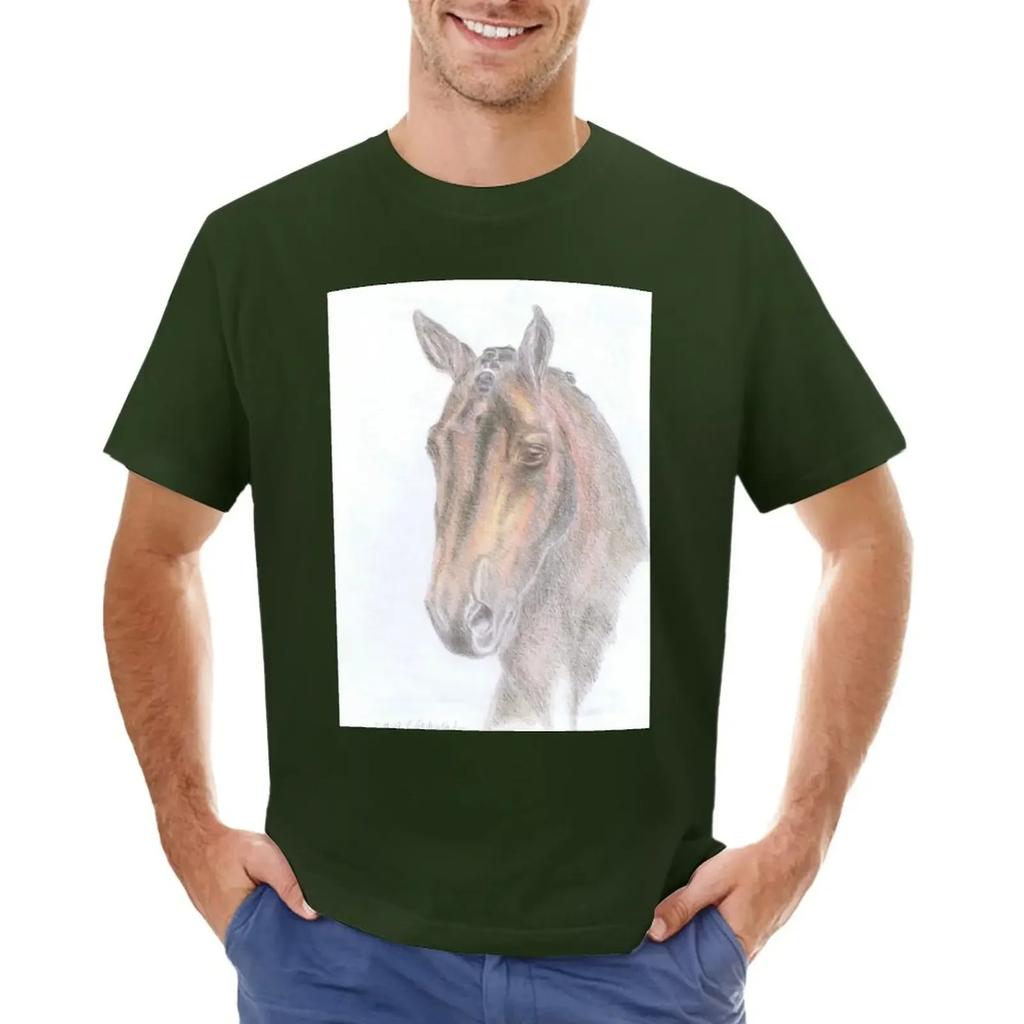 Dressage horse portrait from the side T-shirt graphics edition graphic t-shirts pack